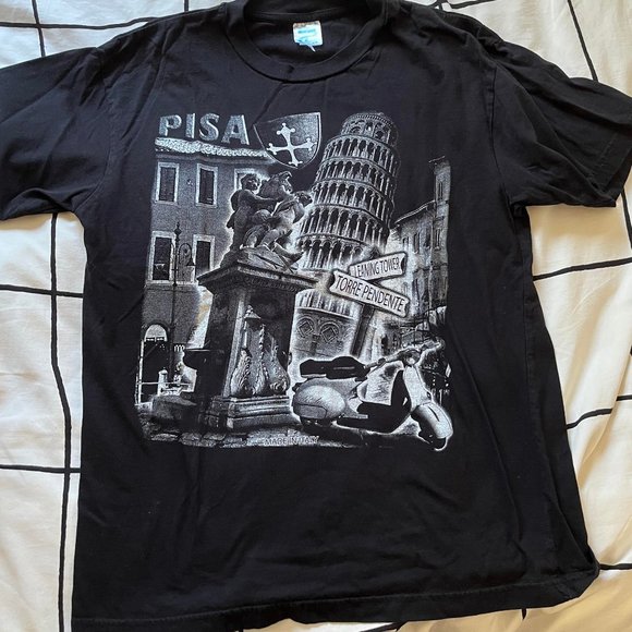 Pisa Italy Tourist Graphic TShirt - Picture 1 of 2